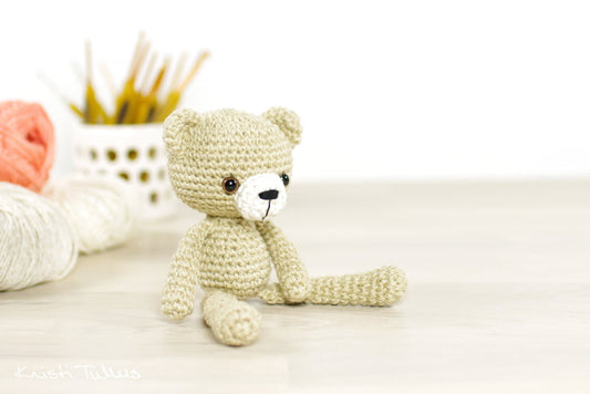 FREE PATTERN: Small Long-Legged Teddy Bear