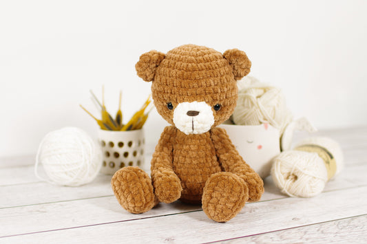 Free Crochet Pattern - Plush Teddy Bear