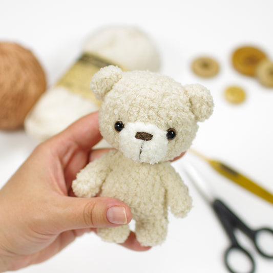 Crochet Pattern - Oliver the Tiny Teddy Bear
