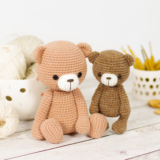 Crochet Pattern - Teddy Bear Family