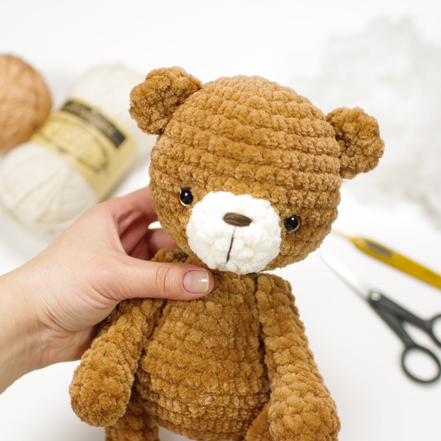Crochet Pattern - Plush Teddy Bear
