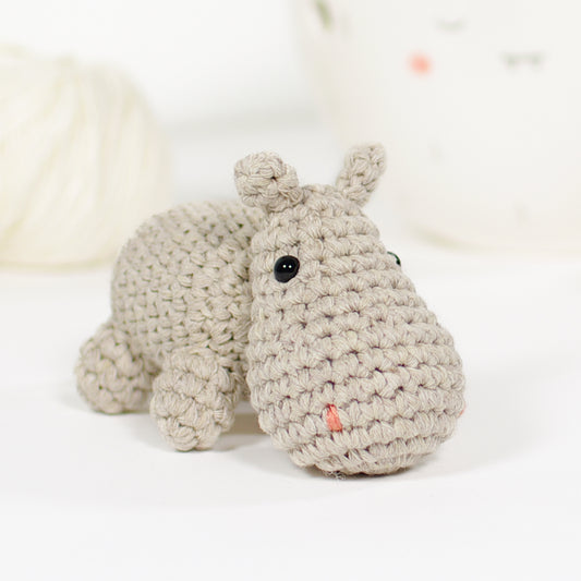 Crochet Pattern - Small Hippo