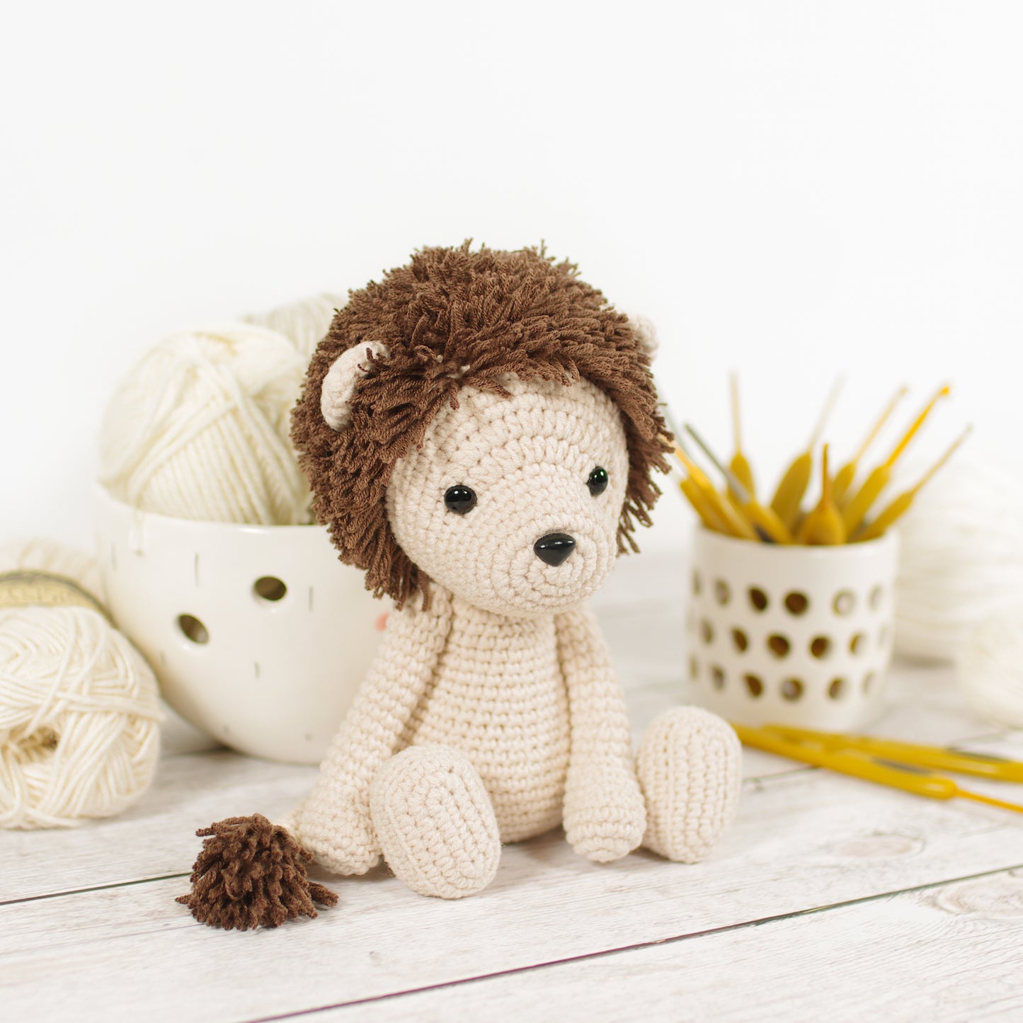 Crochet Pattern - Frederick and Benjamin the Lions