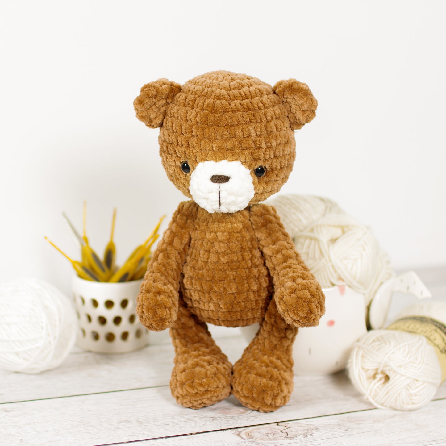 Crochet Pattern - Plush Teddy Bear