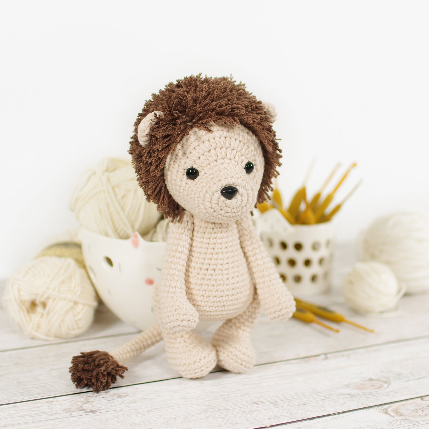 Crochet Pattern - Frederick and Benjamin the Lions
