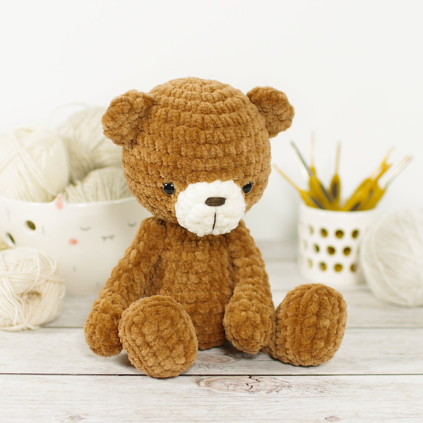 Crochet Pattern - Plush Teddy Bear