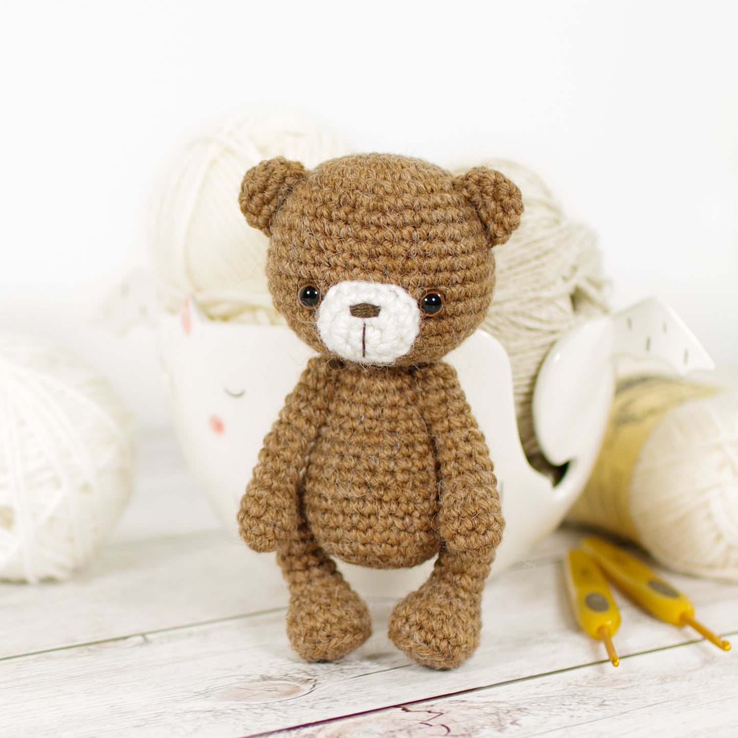 Crochet Pattern - Edward the Small Teddy Bear