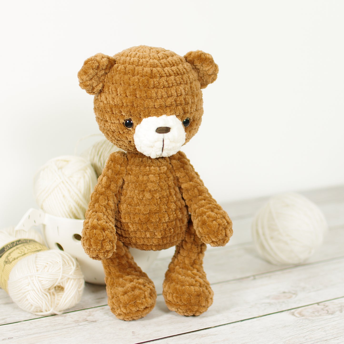 Crochet Pattern - Plush Teddy Bear