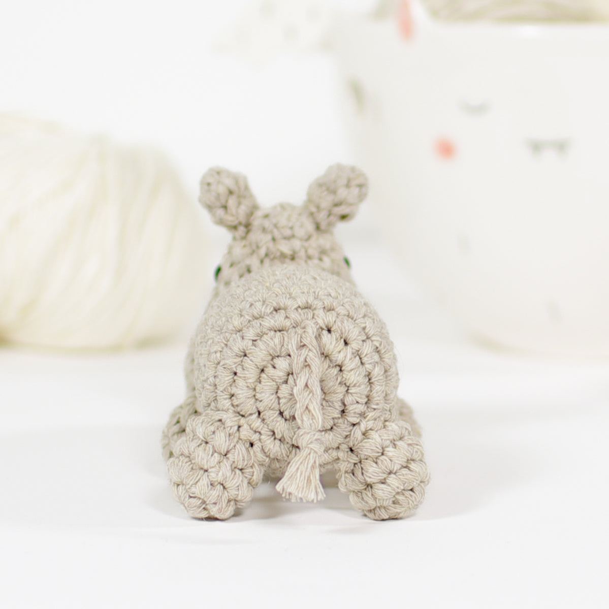 Crochet Pattern - Small Hippo