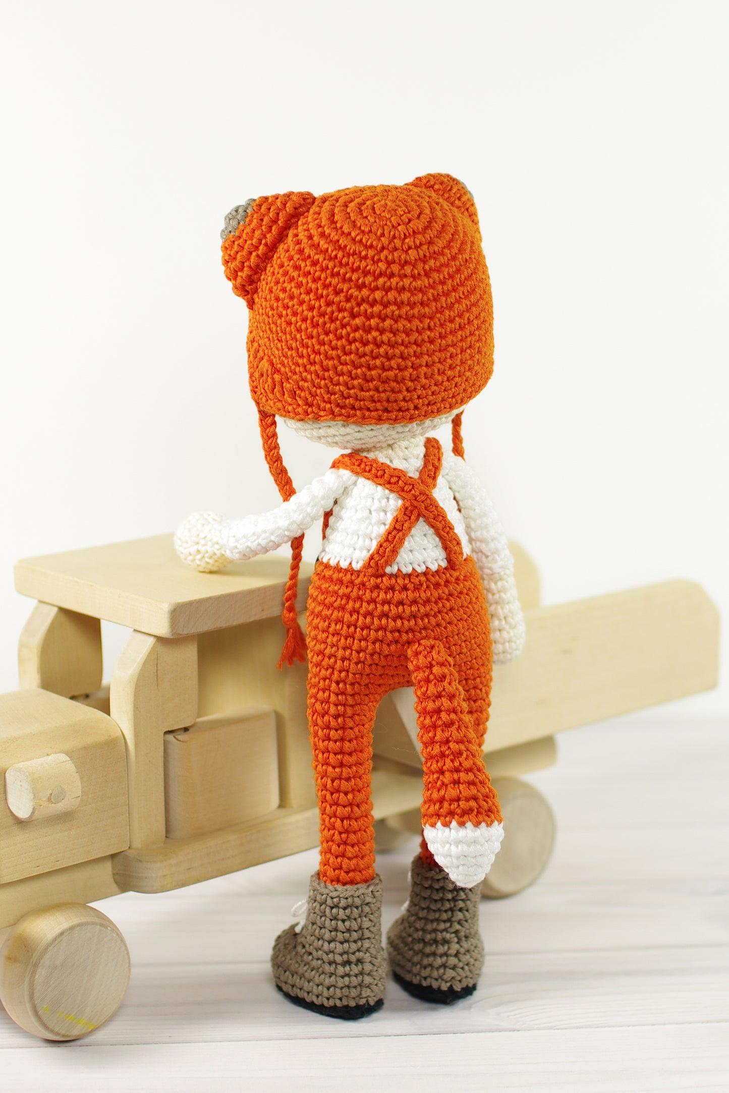 Crochet Pattern - Doll in a Fox Costume