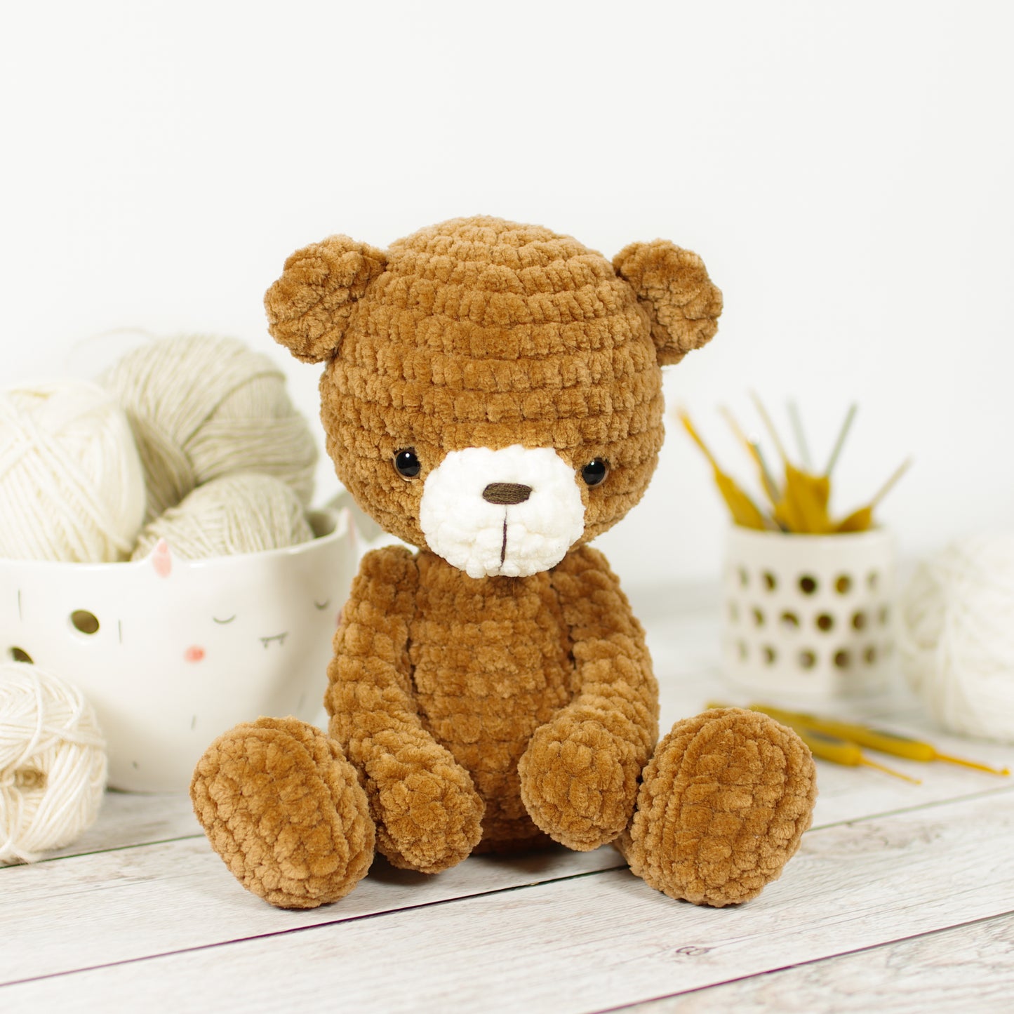 Crochet Pattern - Plush Teddy Bear