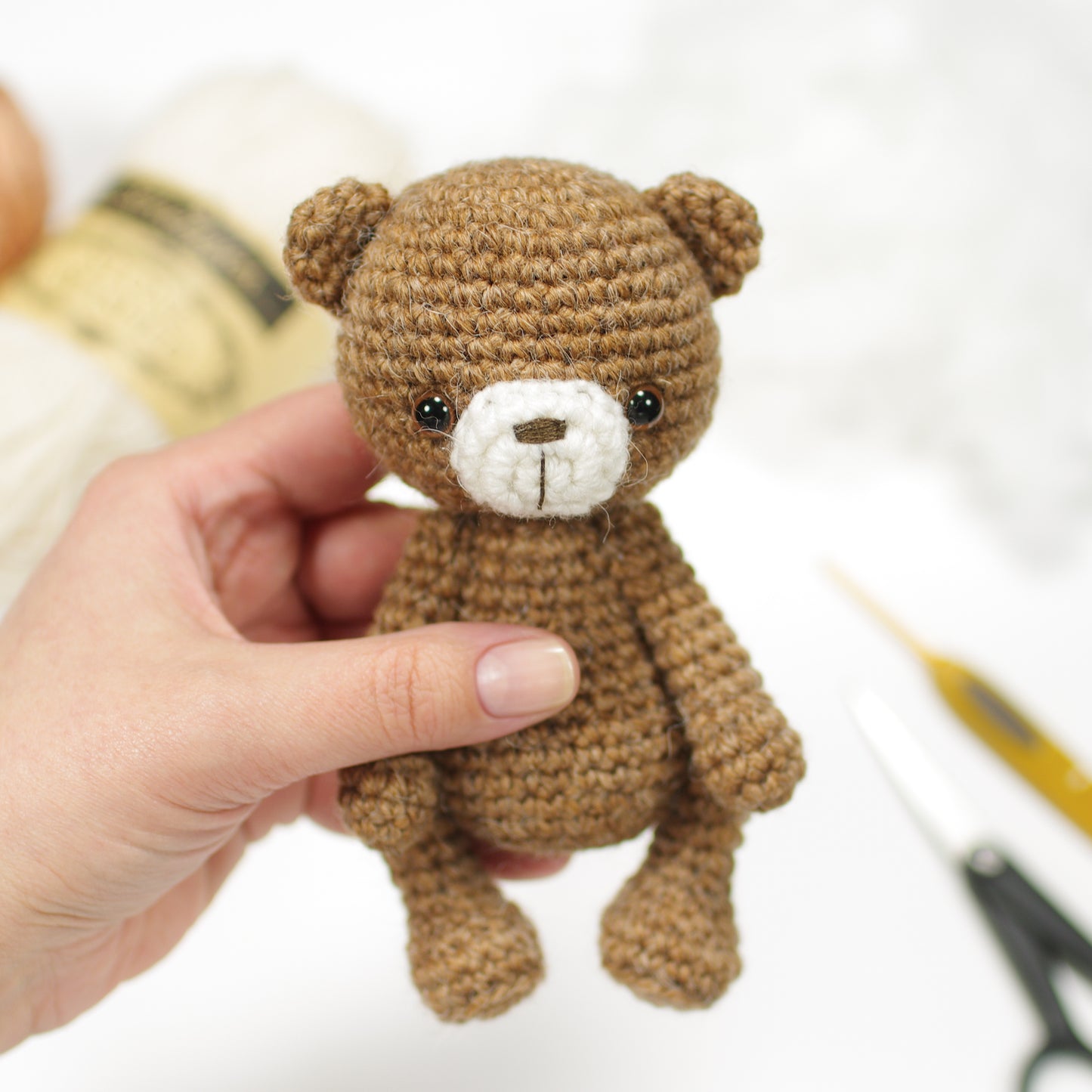Crochet Pattern - Edward the Small Teddy Bear