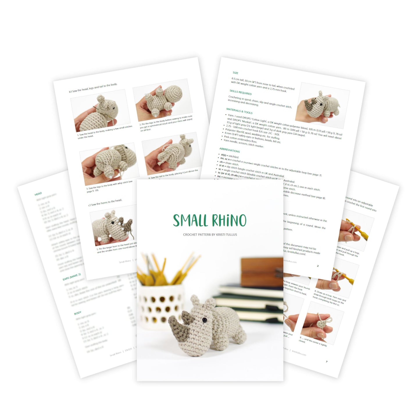 PATTERN: Small Rhino