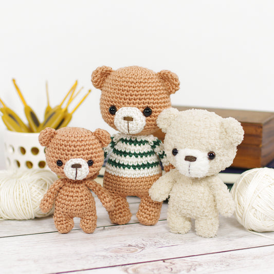 Crochet Pattern - Little Bear Family