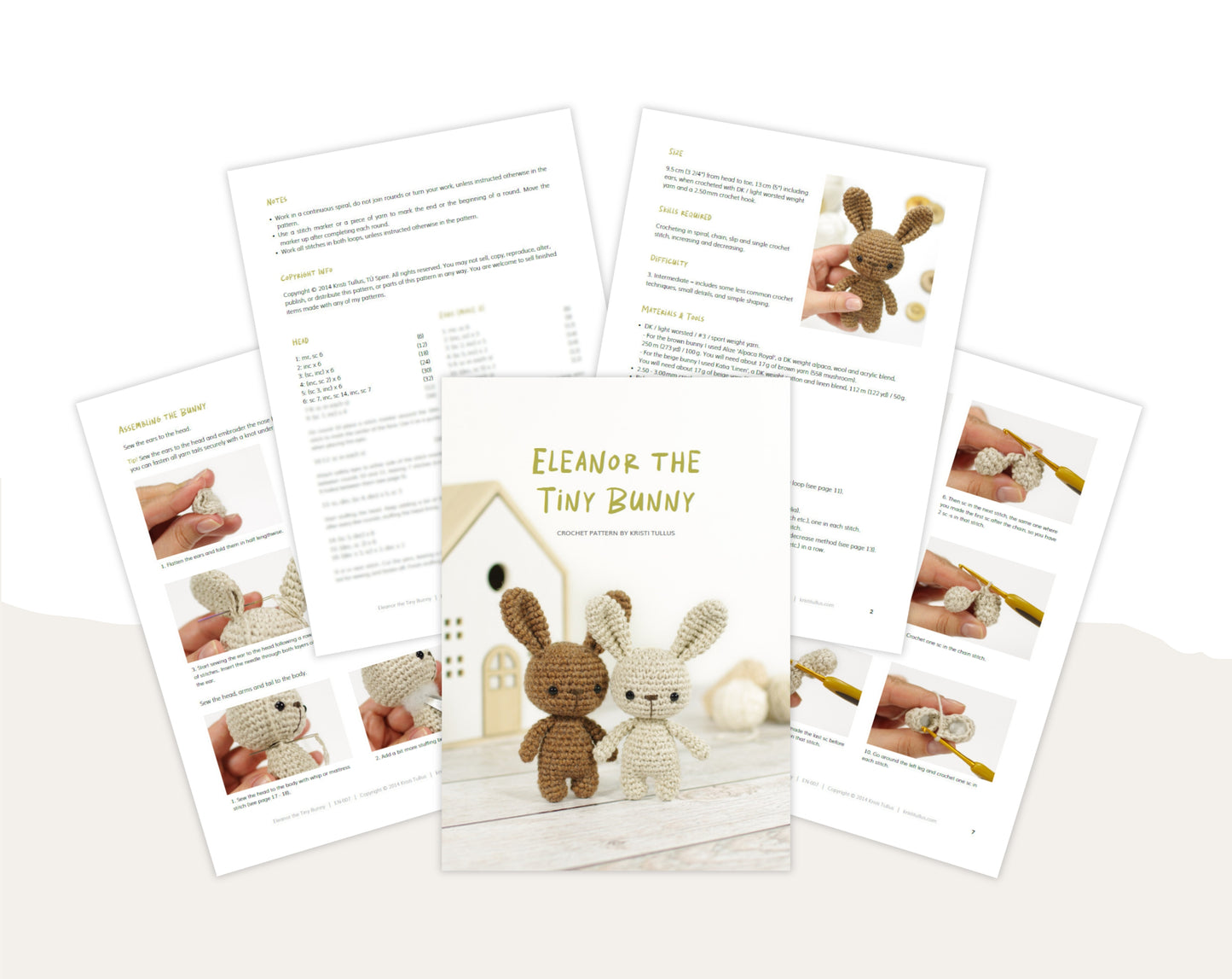 Crochet Pattern - Eleanor the Tiny Bunny