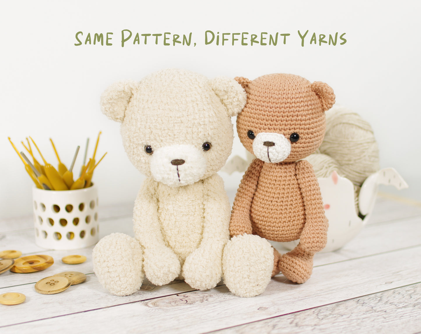 Crochet Pattern - Bernard the Teddy Bear