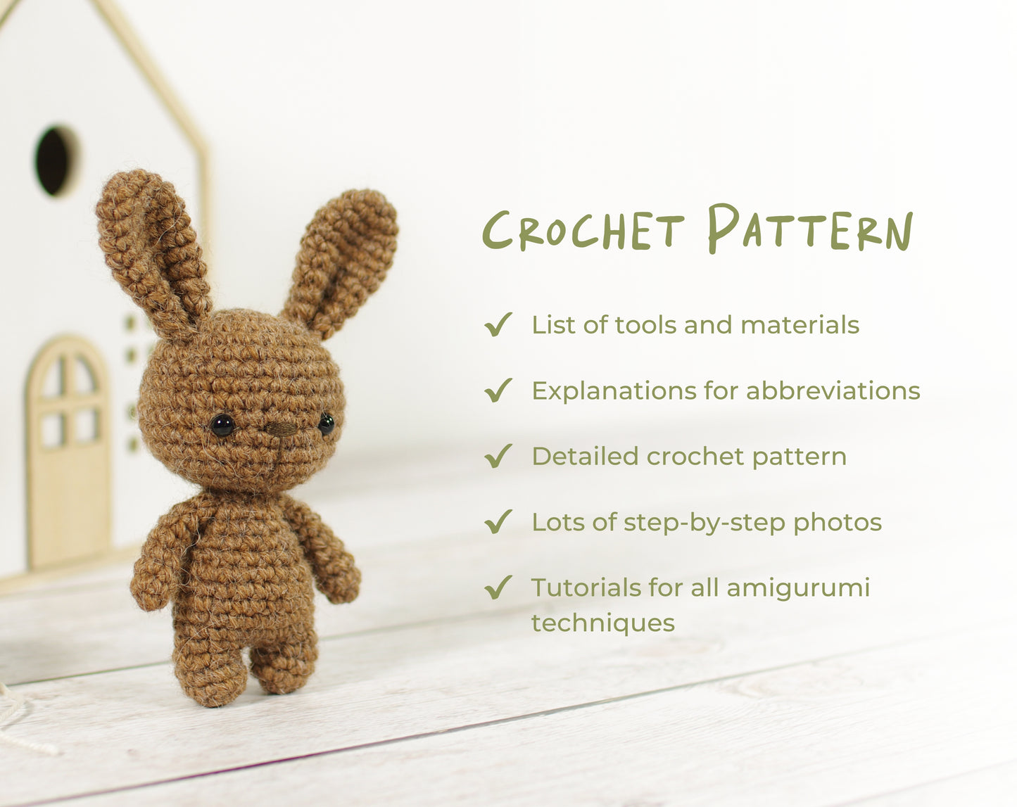 Crochet Pattern - Eleanor the Tiny Bunny