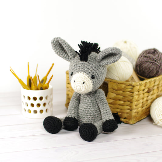 Crochet Pattern - Small Donkey