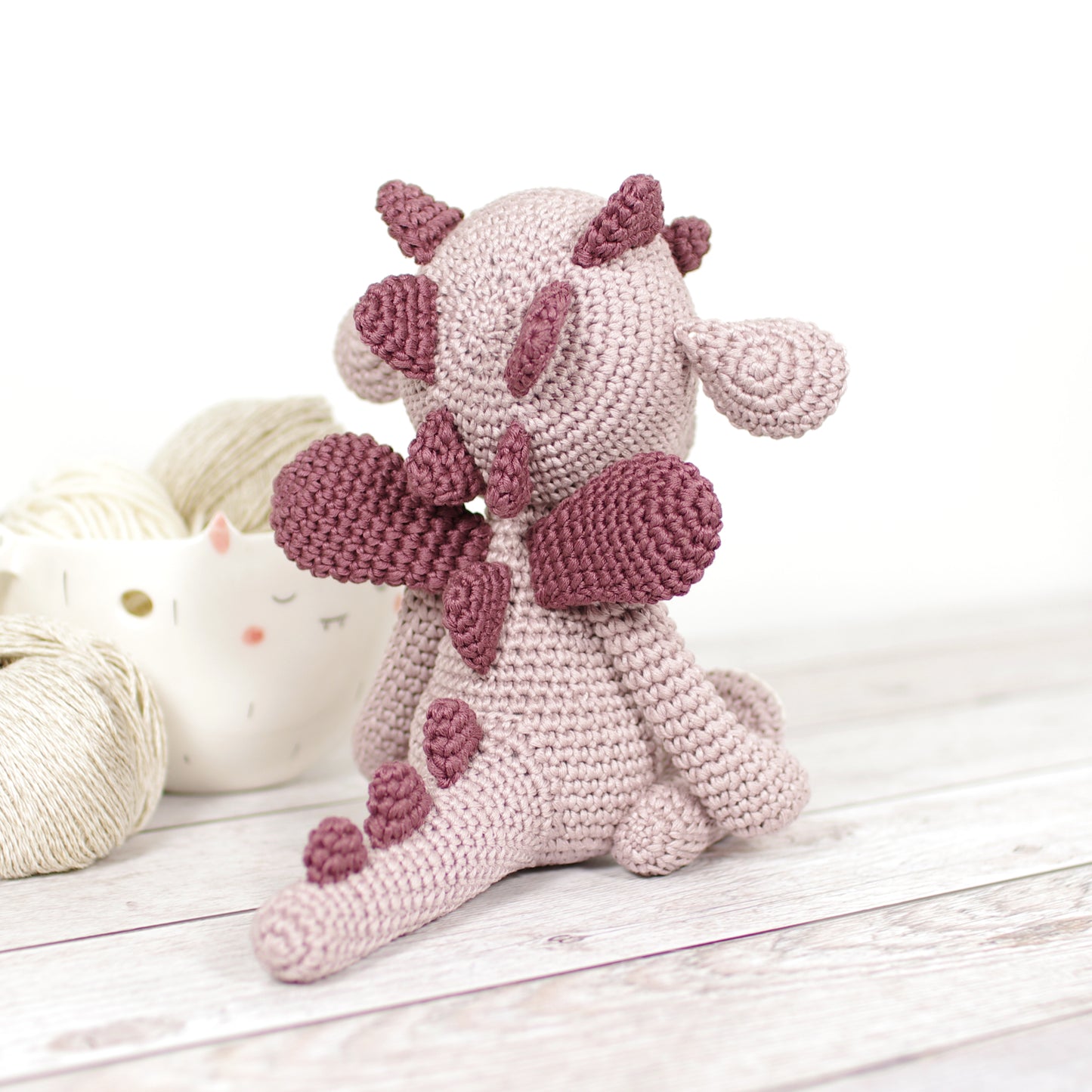 How to crochet amigurumi dragon