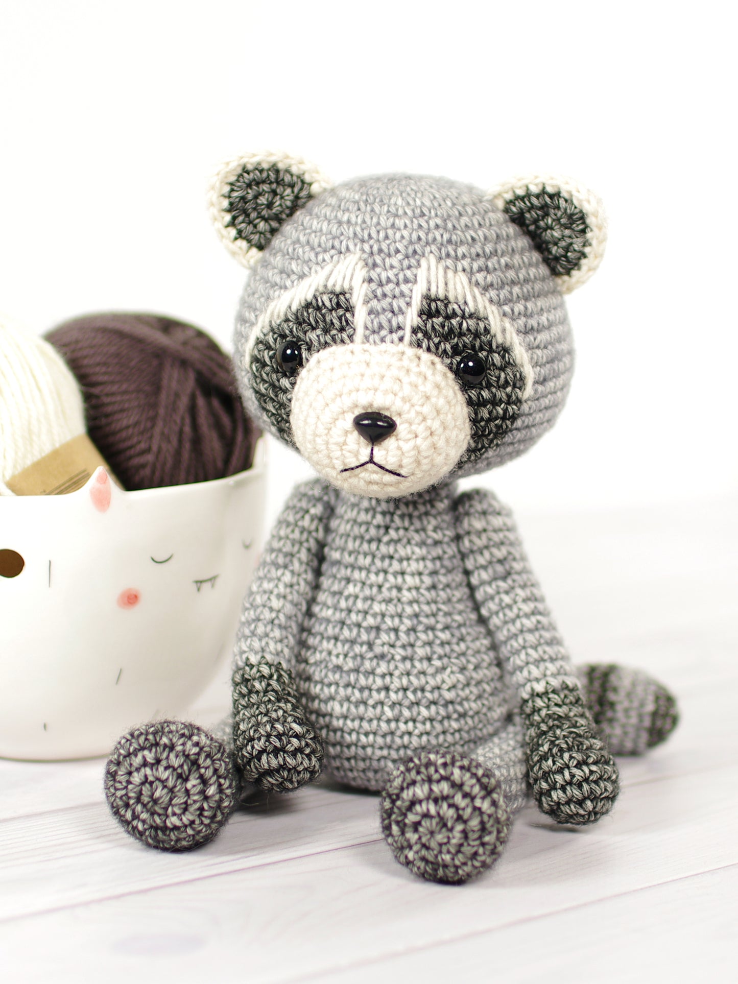 Crochet Pattern - Pebbles the Raccoon