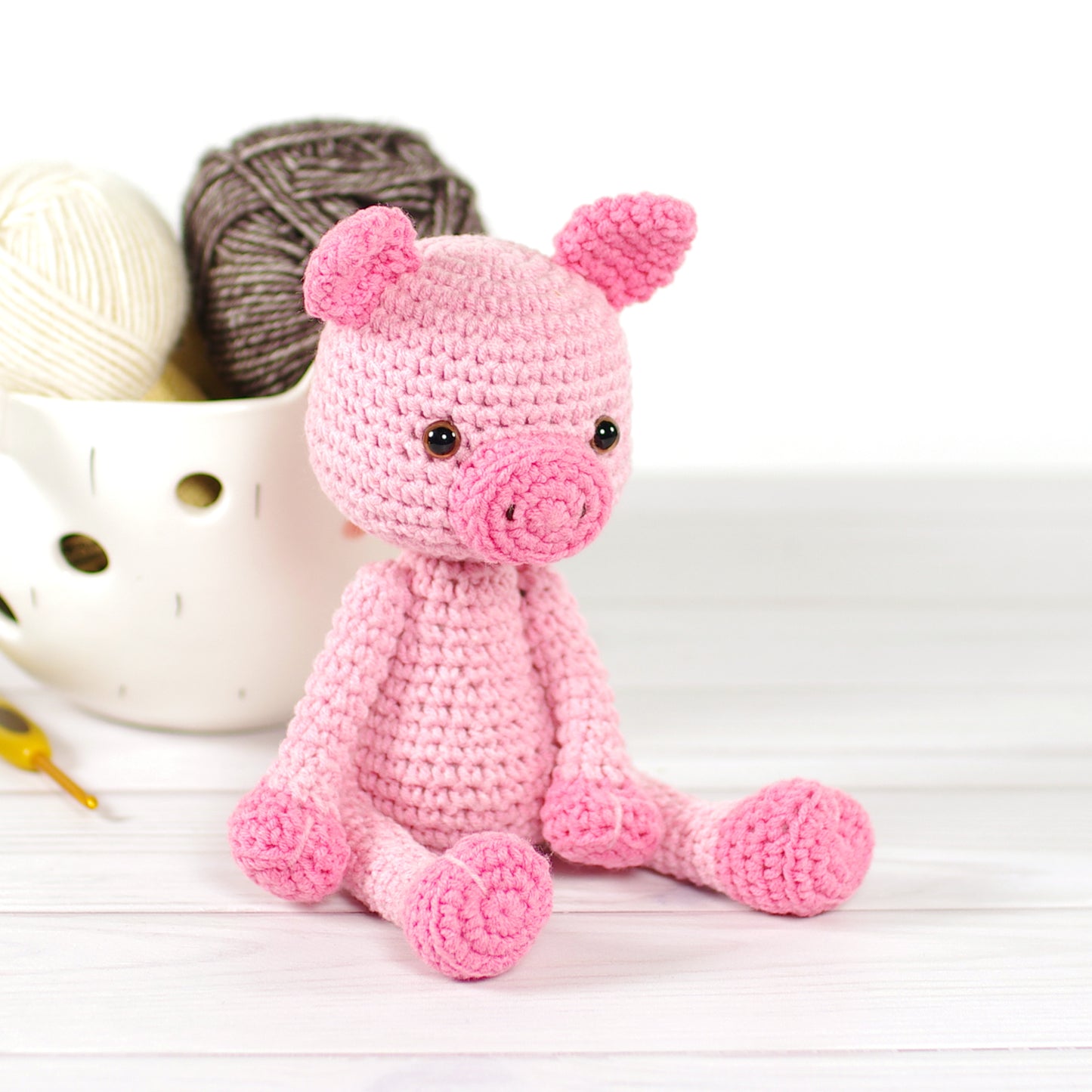 Crochet Pattern - Quincy the Small Piglet
