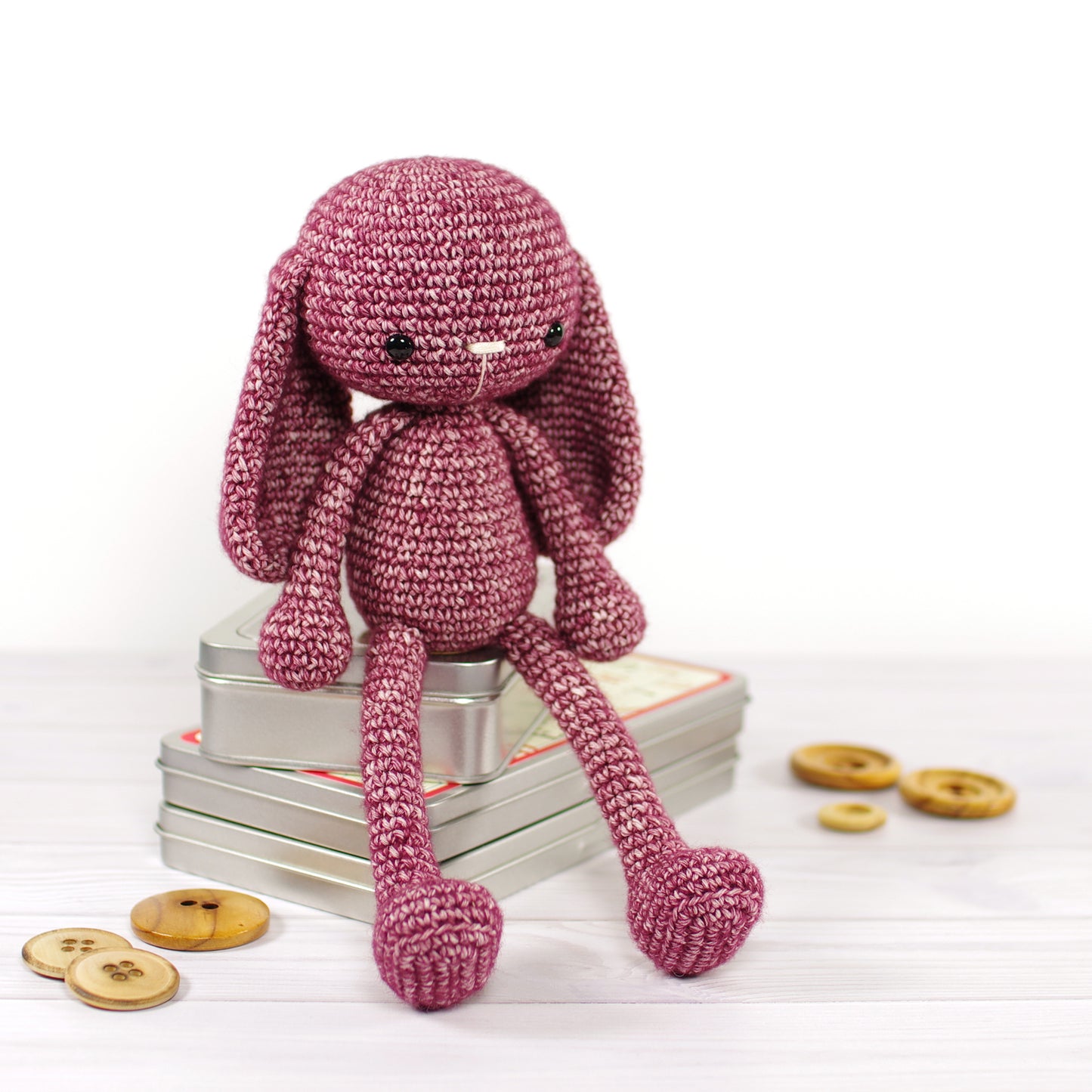 Crochet Pattern - Long-Legged Bunny