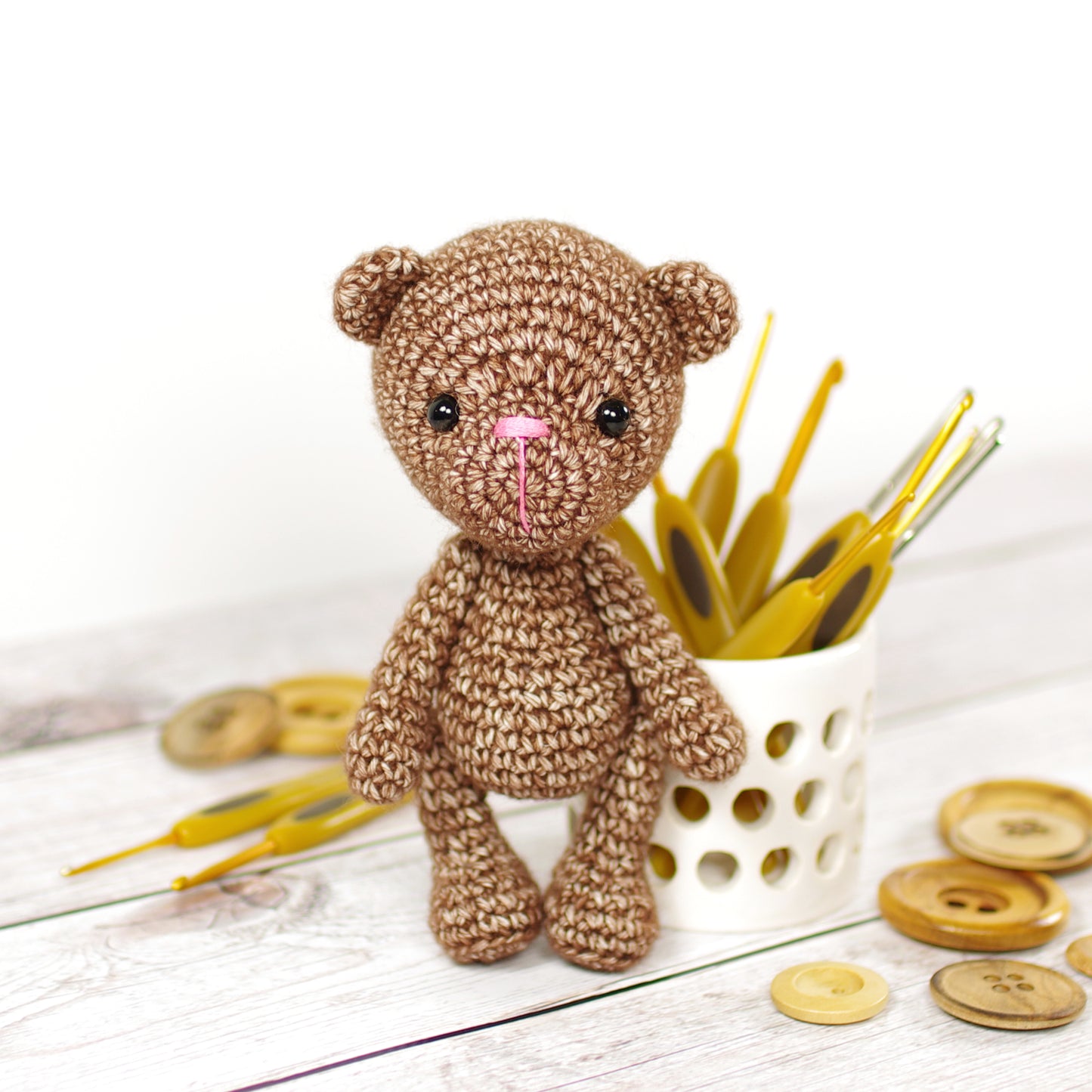Crochet Pattern - Small Teddy Bear