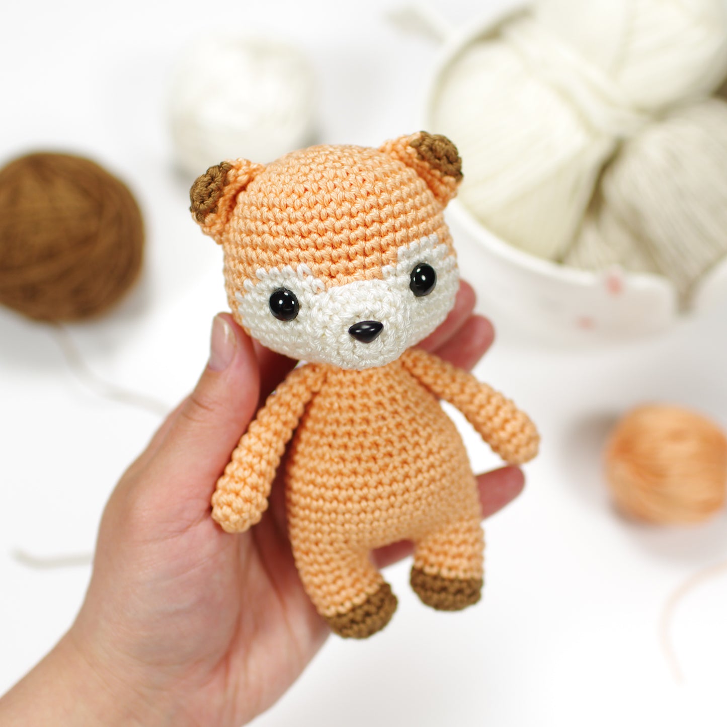 Crochet Pattern - Friendly Little Fox