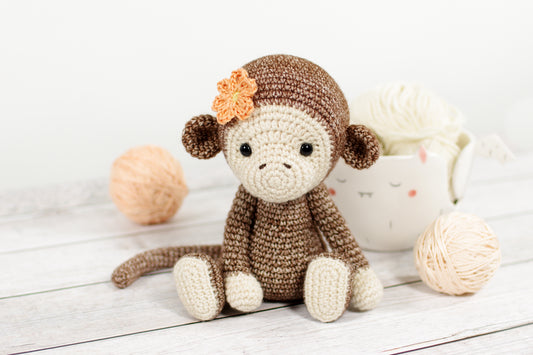 Lucy the Monkey Crochet Pattern
