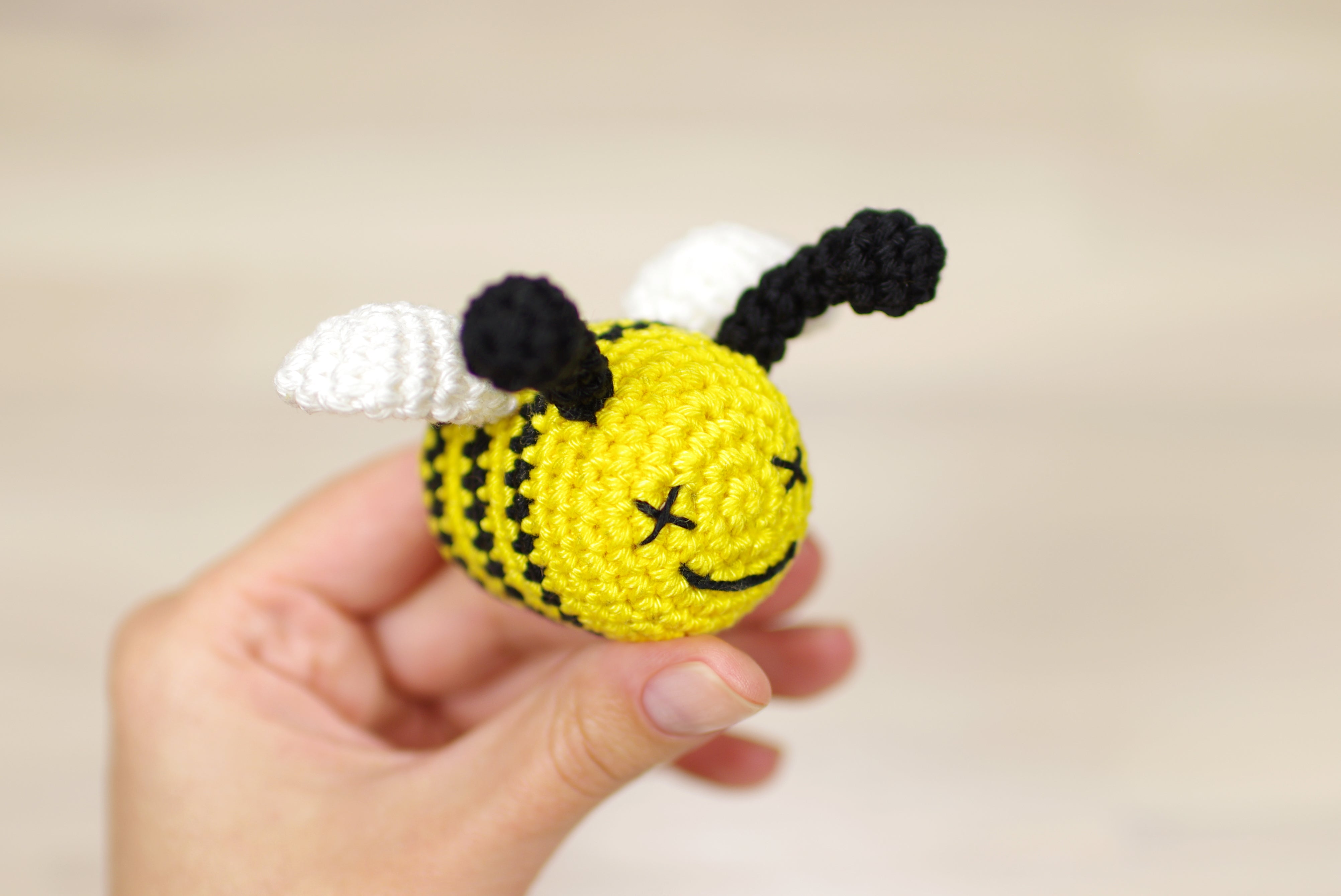 Bumble Rattle Free Crochet Pattern: Bumble Bee Rattle – Kristi Tullus