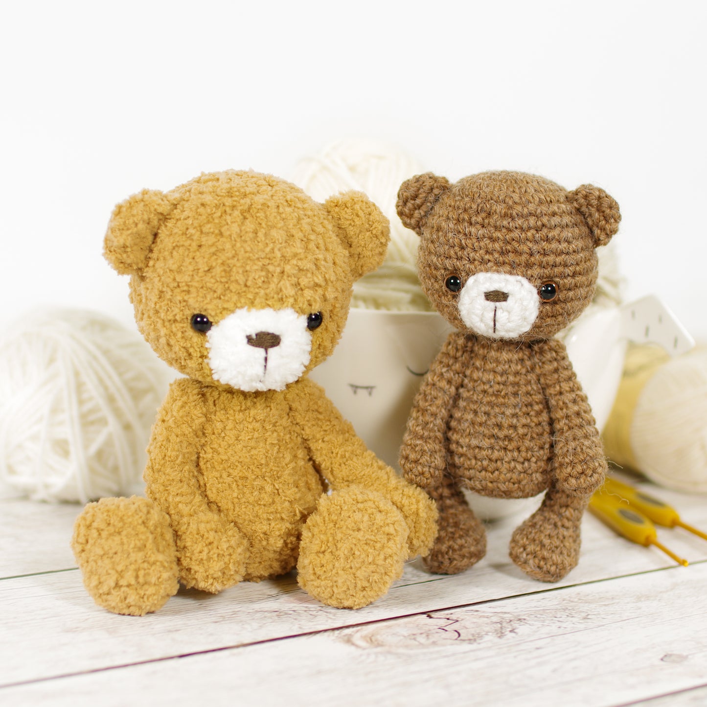 Crochet Pattern - Teddy Bear Family