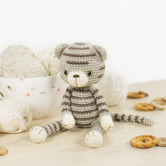 Crochet Pattern - Clay the Stripy Cat