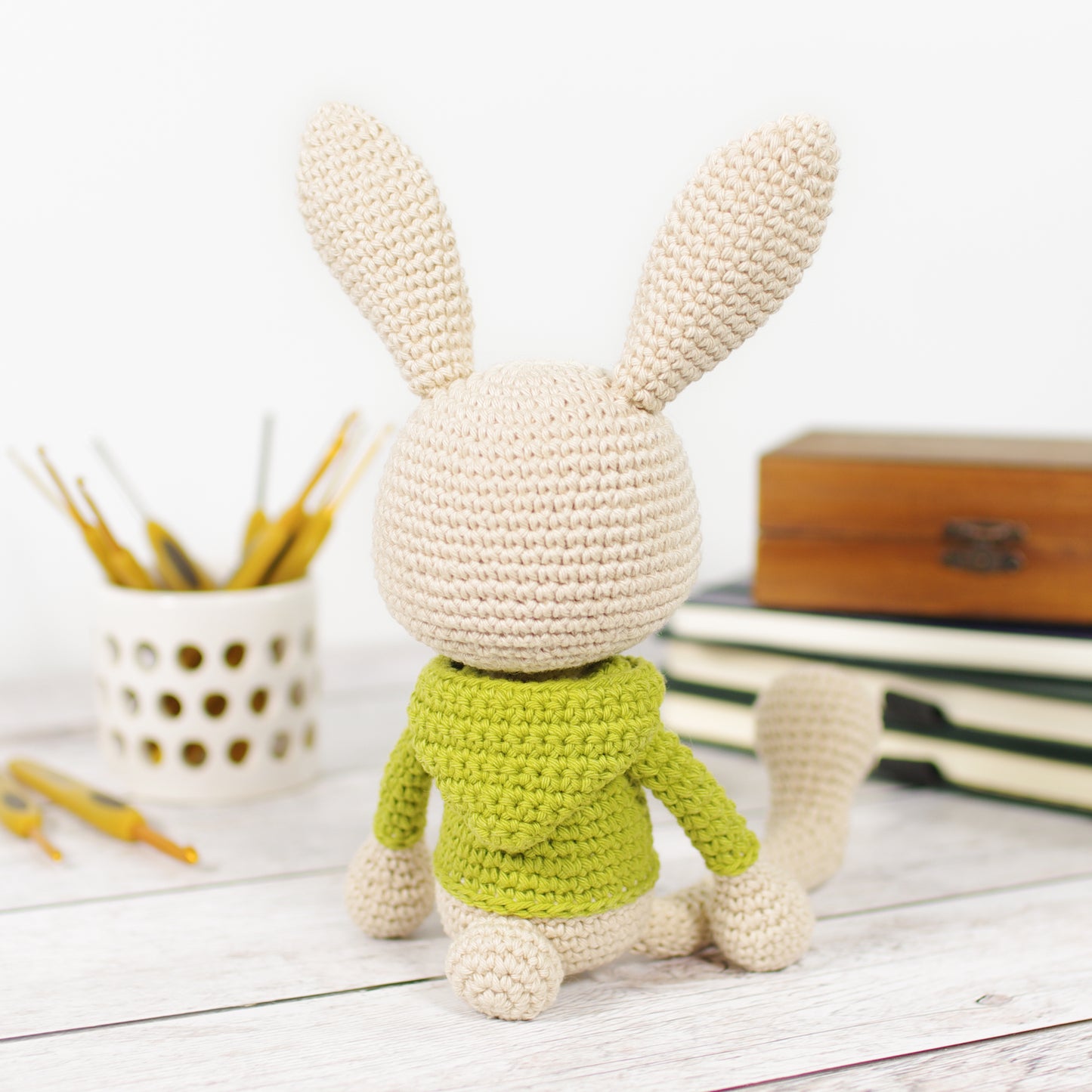 Crochet Pattern - Cedric the Bunny in a Hoodie