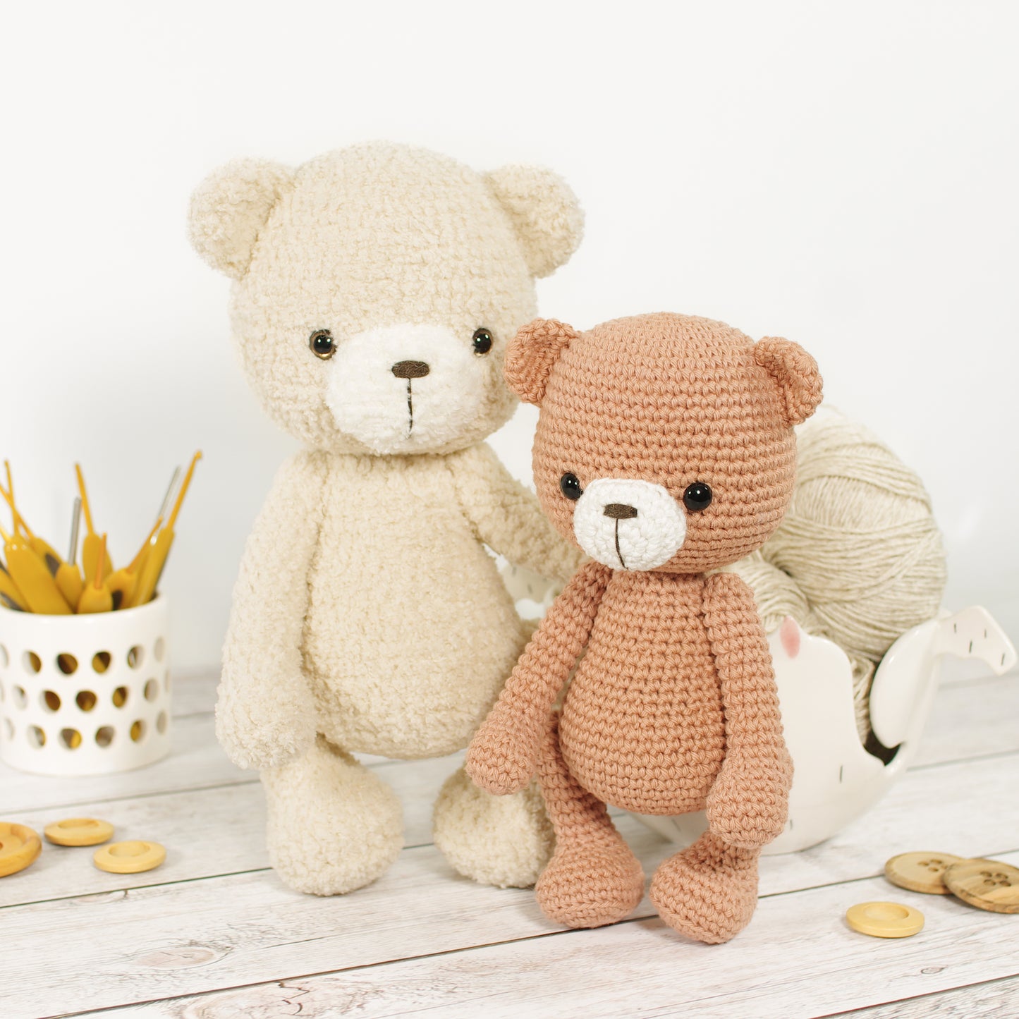 Crochet Pattern - Bernard the Teddy Bear