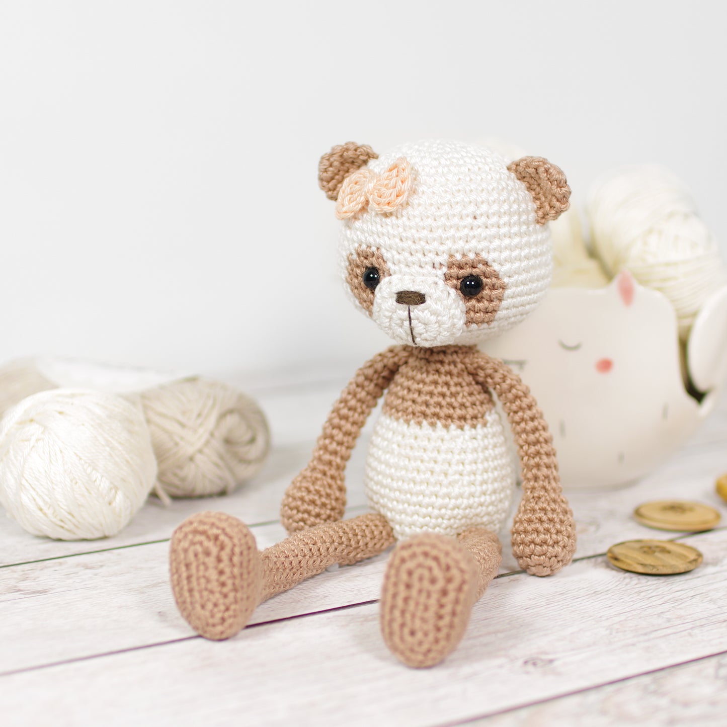 Crochet Pattern - Gracie the Panda Bear