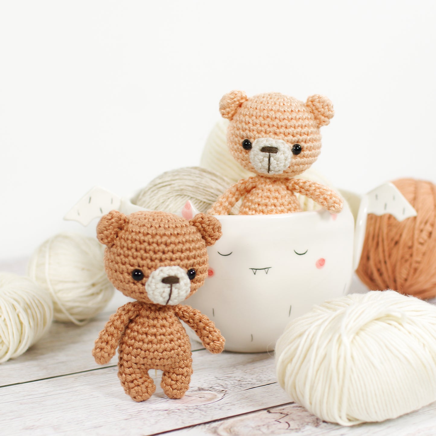 Crochet Pattern - Oliver the Tiny Teddy Bear