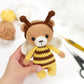 Crochet Pattern - Little Teddy Bear in a Bee Costume