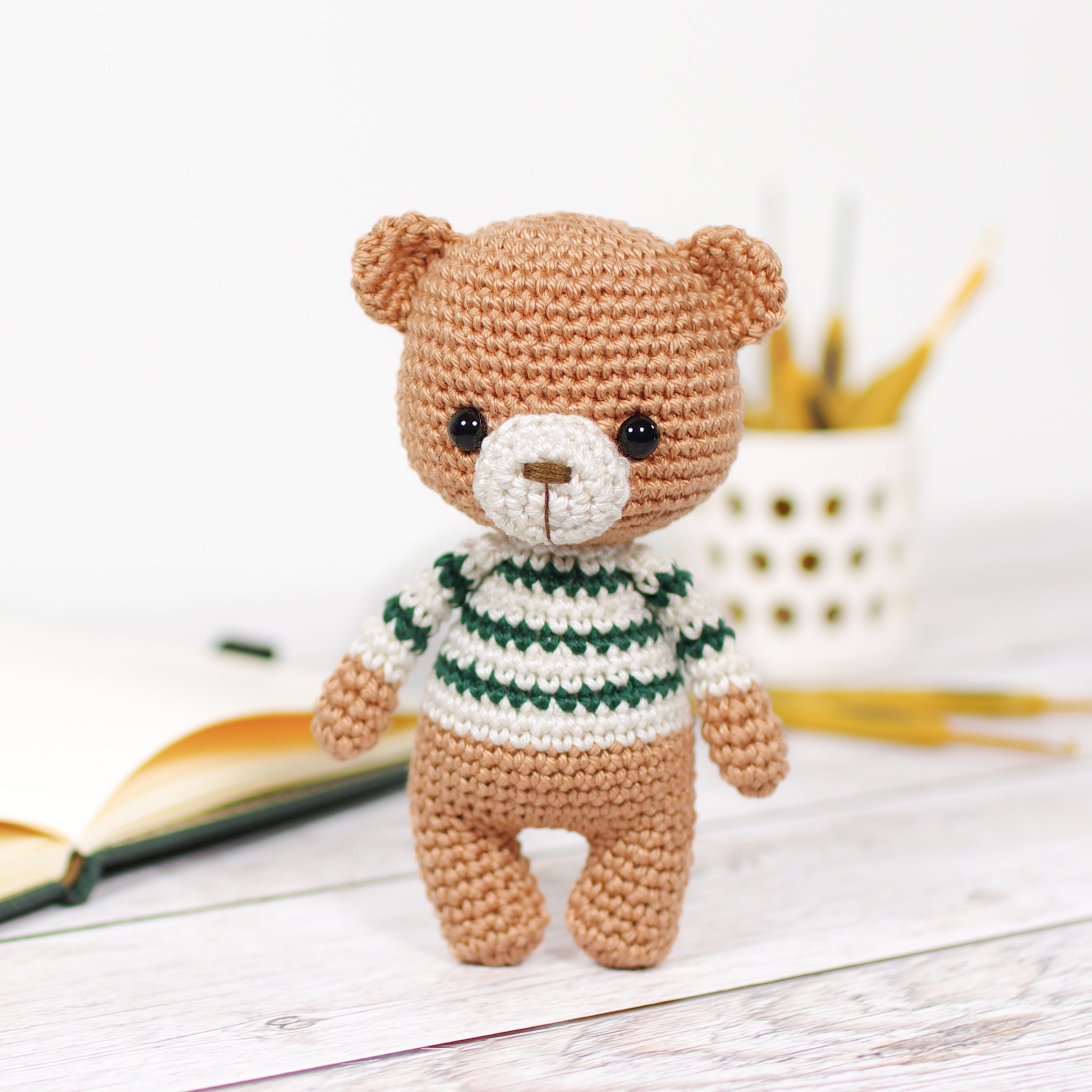 Crochet sweater for teddy bear hotsell