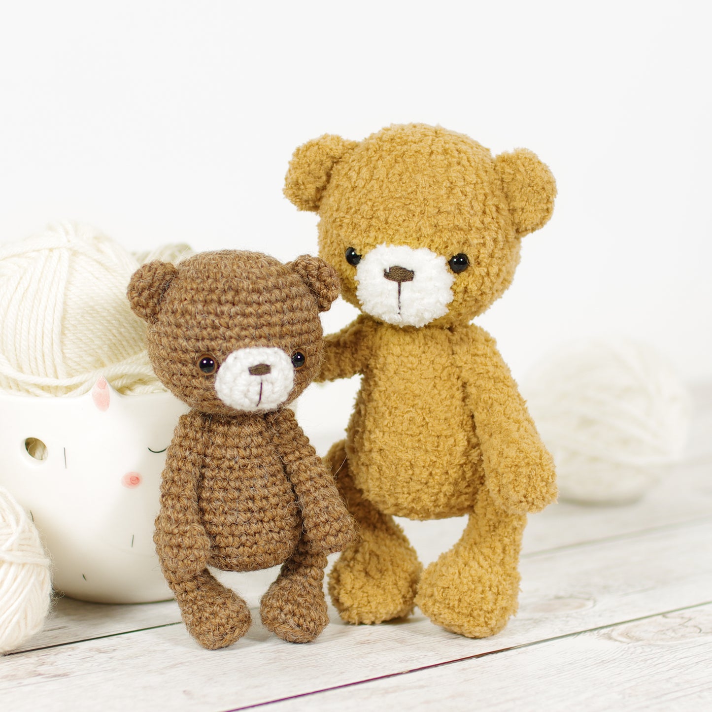 Crochet Pattern - Teddy Bear Family