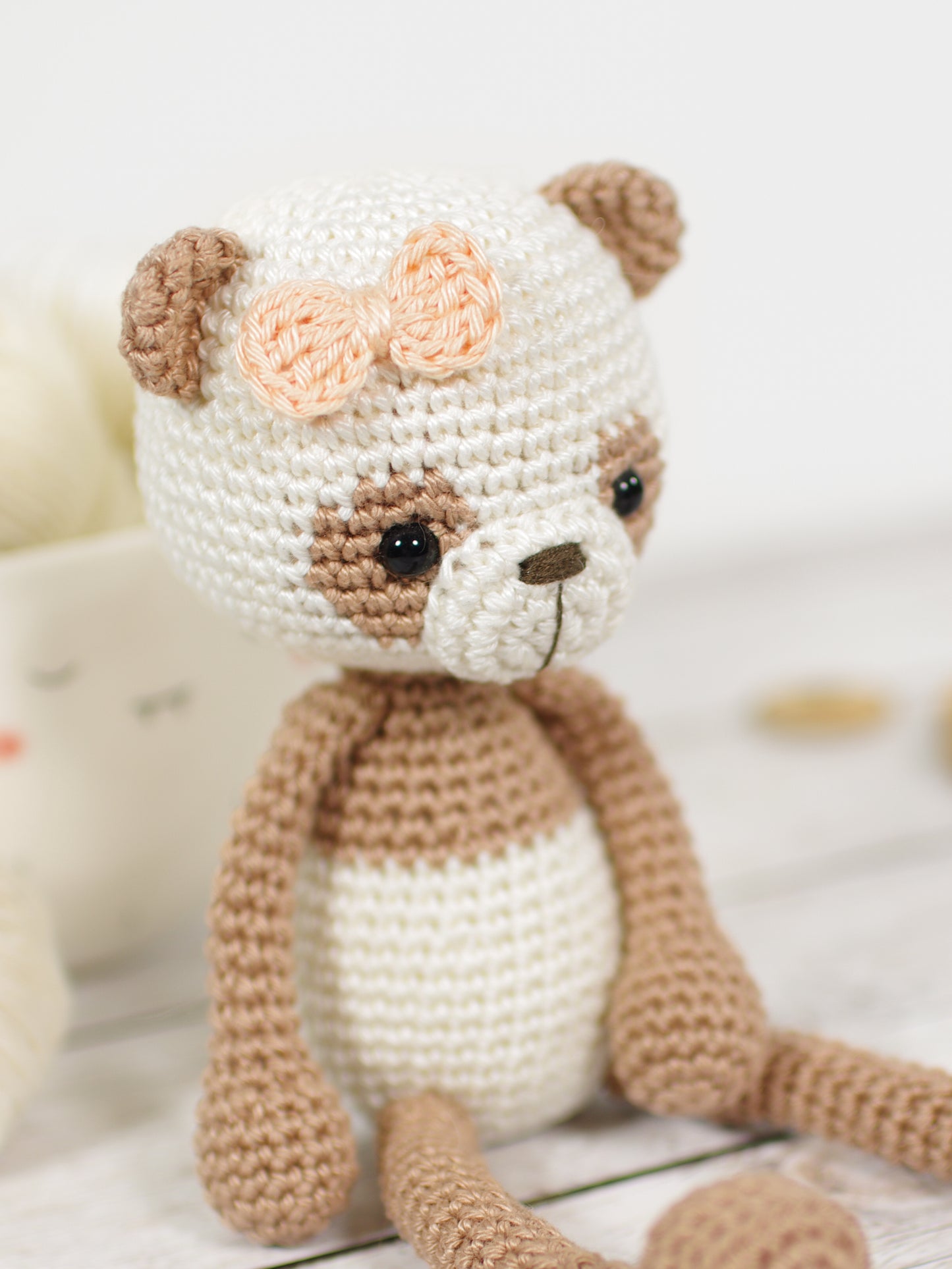 Crochet Pattern - Gracie the Panda Bear