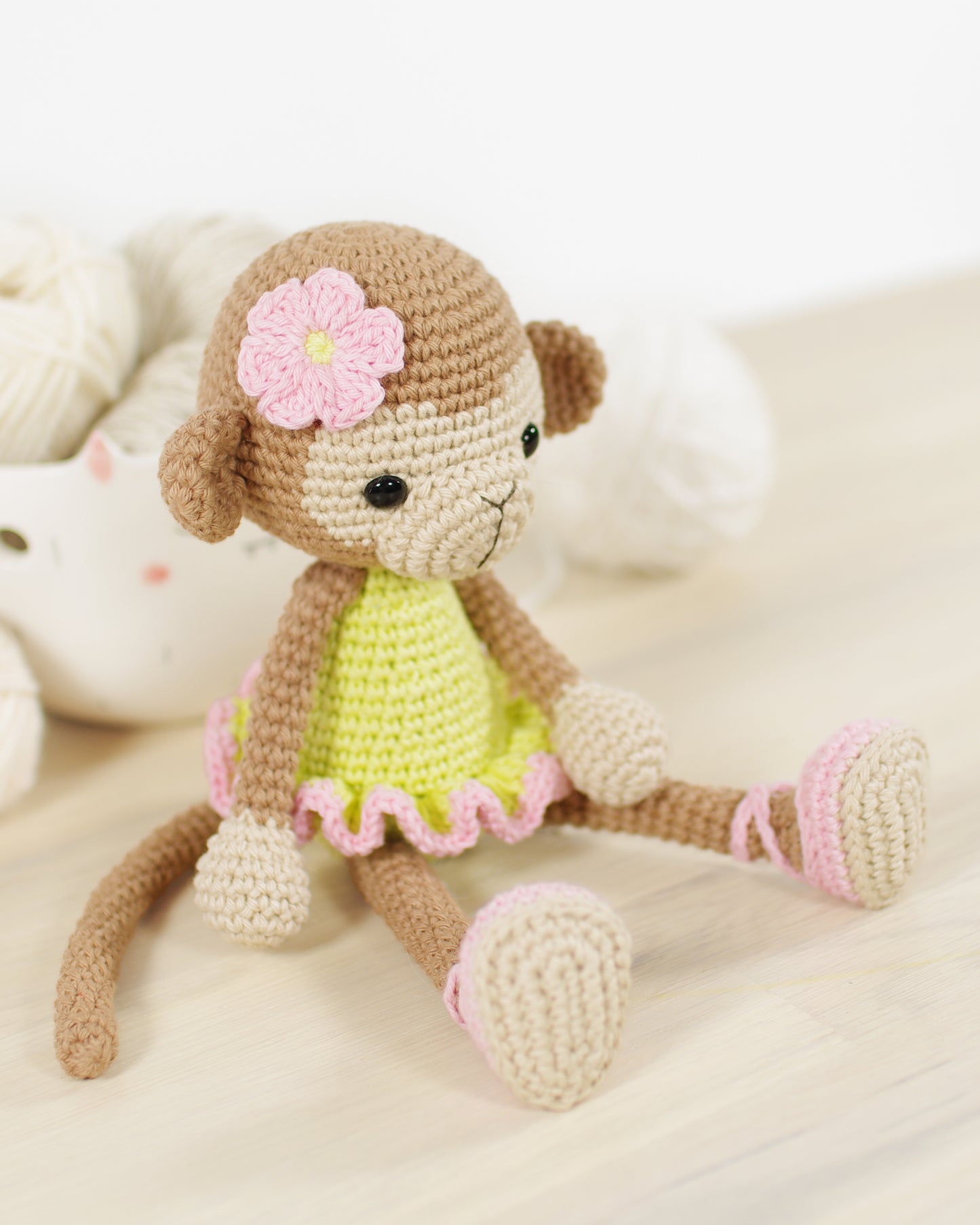 Crochet Pattern - Monkey Ballerina