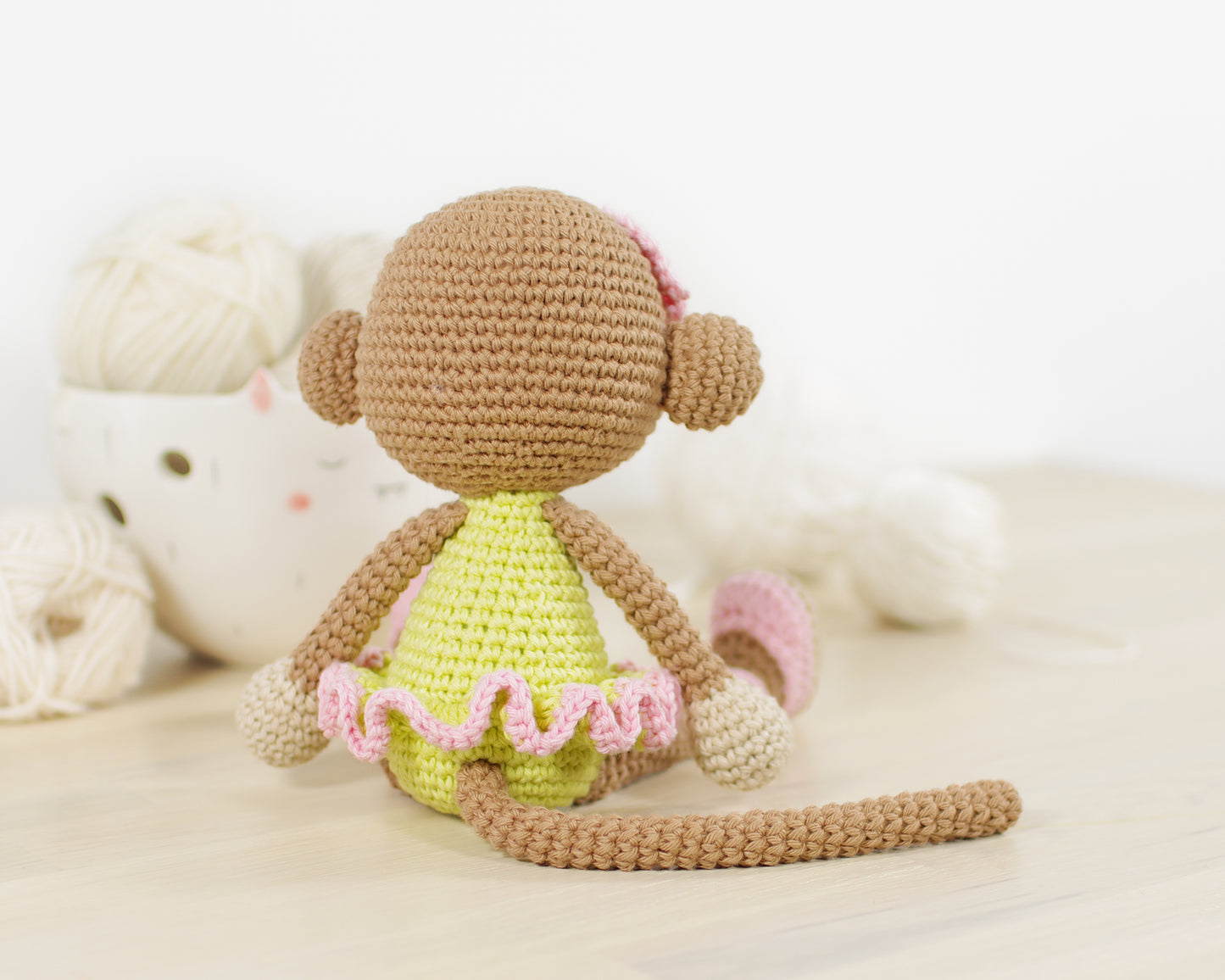 Crochet Pattern - Monkey Ballerina