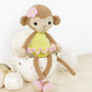 Crochet Pattern - Monkey Ballerina