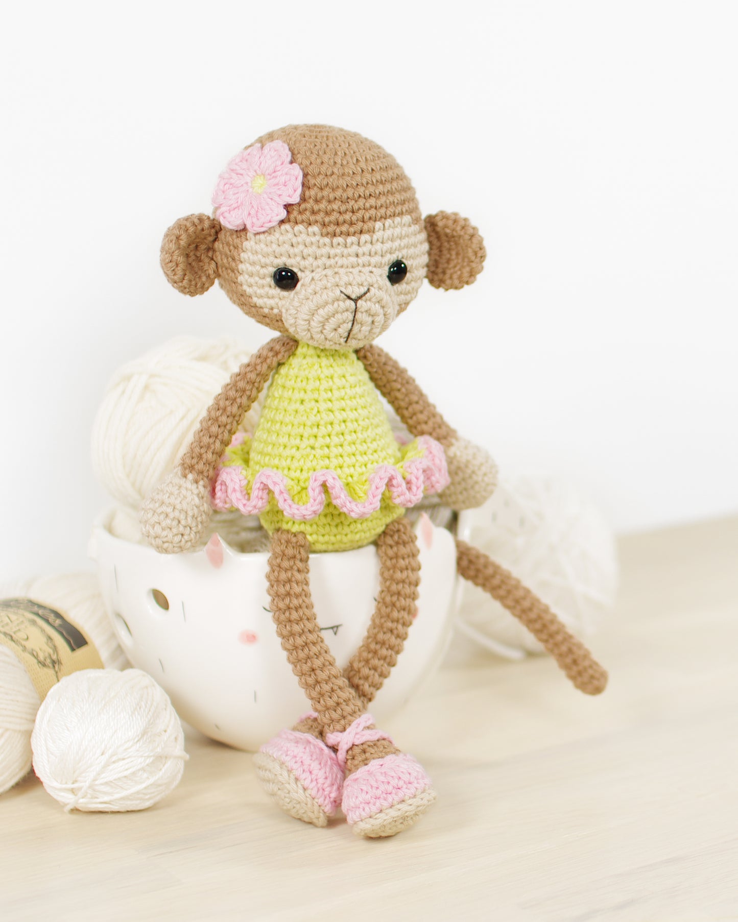 Crochet Pattern - Monkey Ballerina