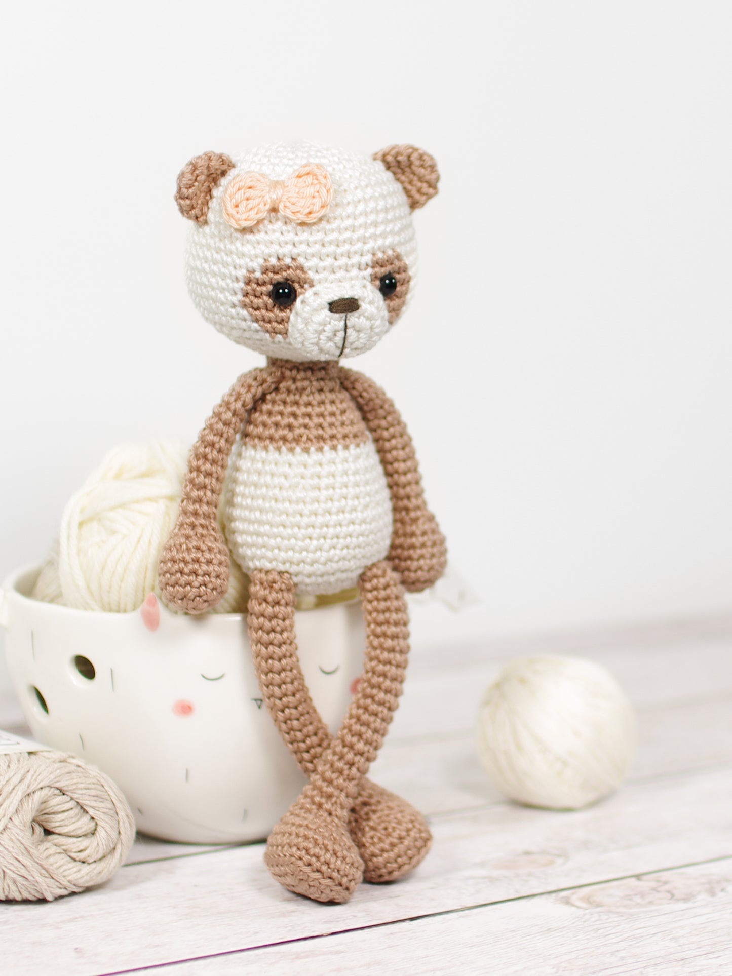 Crochet Pattern - Gracie the Panda Bear