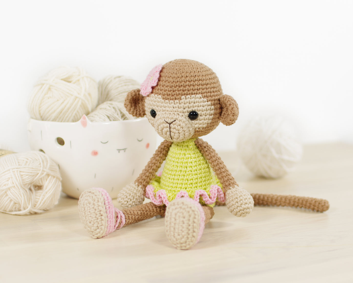 Crochet Pattern - Monkey Ballerina