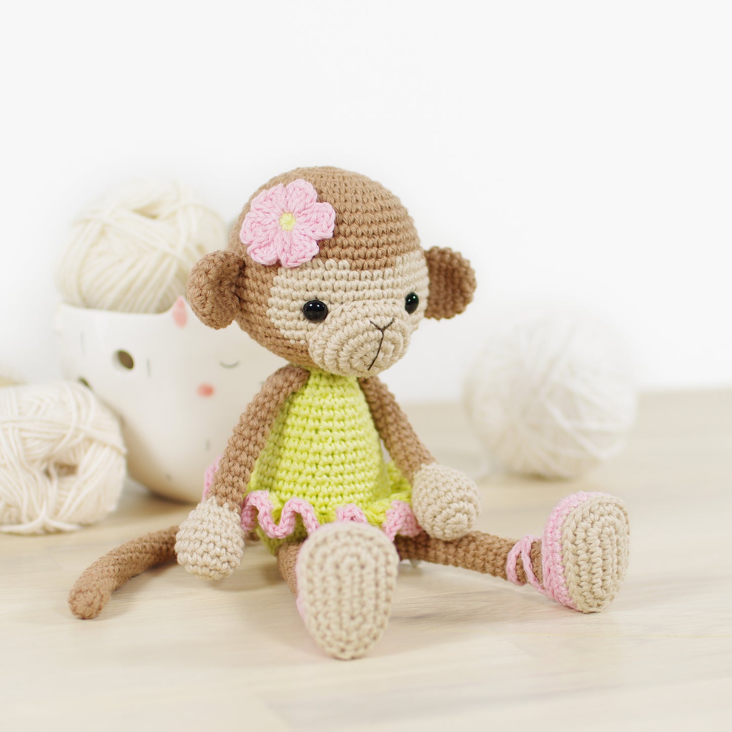 Crochet Pattern - Monkey Ballerina