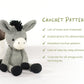 Crochet Pattern - Small Donkey