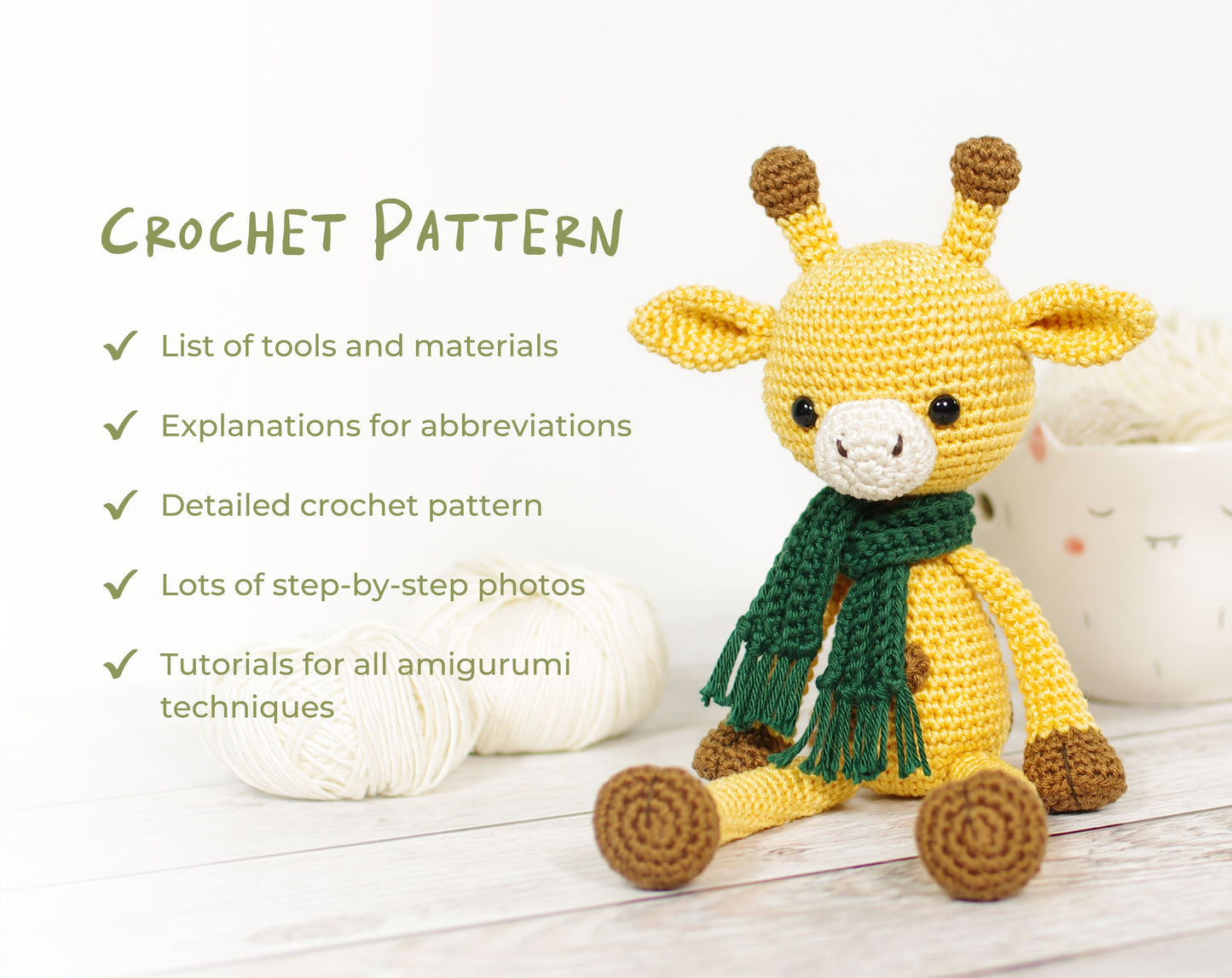 Crochet Pattern - Rudy the Giraffe