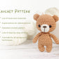 Crochet Pattern - Oliver the Tiny Teddy Bear